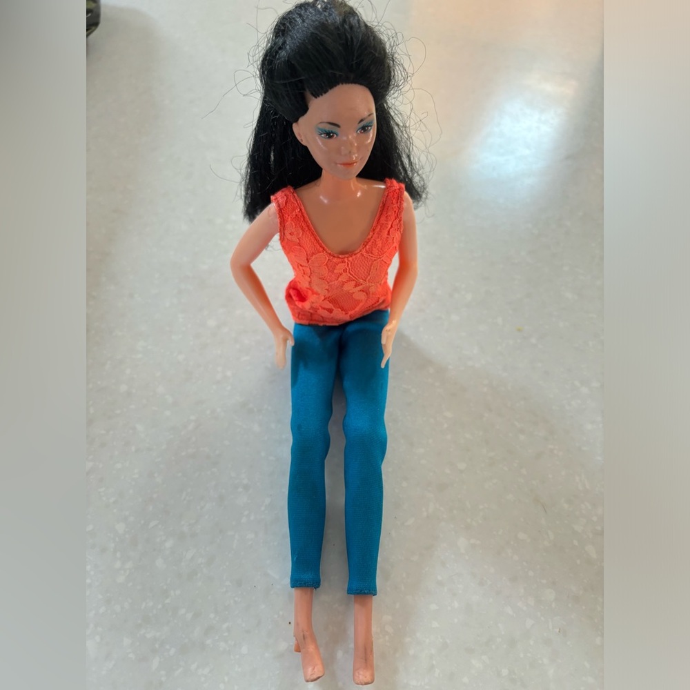 1980 Dana Rockers Barbie doll -vintage w/ black hair music